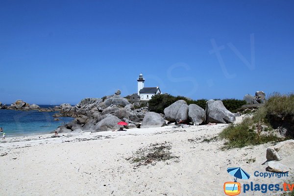 Strand neben dem Leuchtturm von Pontusval - Brignogan