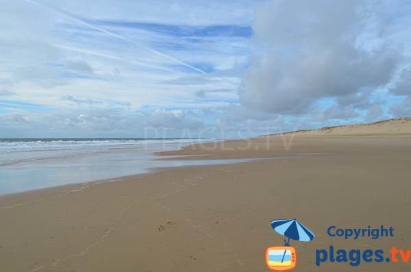 Photo de la plage de la Coubre à La Tremblade