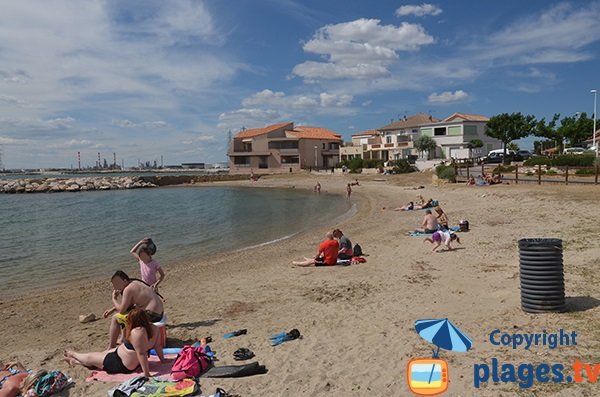 Photo de la plage du Phare à Fos sur Mer