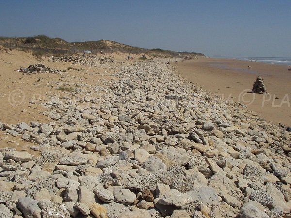 Lighthouse beach in La Tranche sur Mer - France