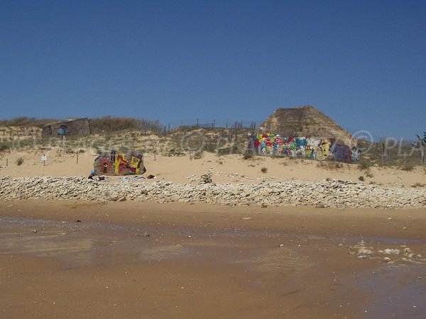 Blockhaus sur la plage de la Tranche sur Mer