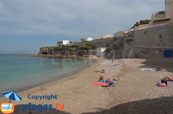 Photo de la plage des Phocéens à Marseille