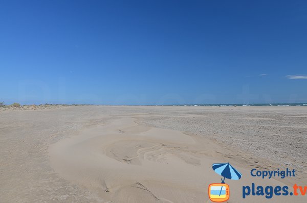 Grande plage naturiste de Piémanson