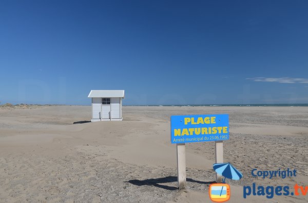 Nudist beach in Piemanson - Camargue - France