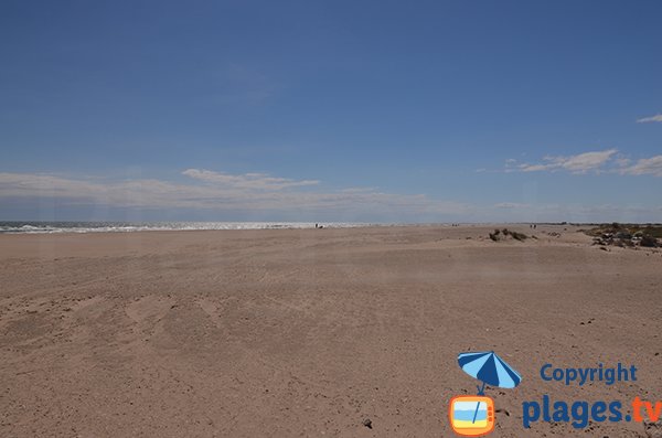 Foto vom Strand Piémanson in Salin de Giraud