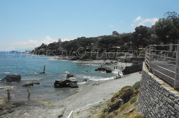 Photo de la plage de Pietranera en Corse (Bastia)