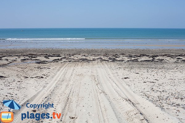 Baignade sur la plage de Bretteville sur Ay - Pilet