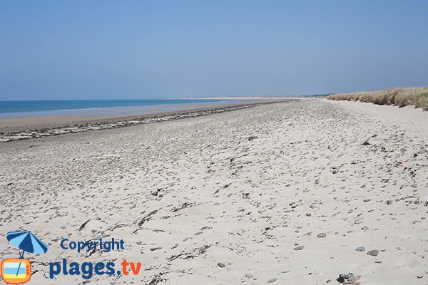 Photo de la plage du Pilet à Bretteville sur Ay dans la Manche