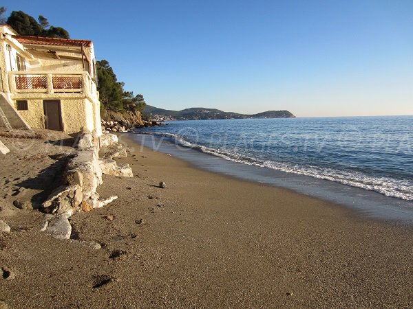 Sand beach in Le Pradet