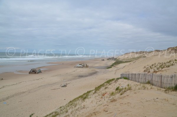 Plage du Pin Sec à Naujac sur Mer