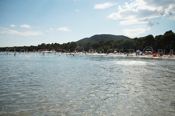Beach in Pinarellu gulf - South Corsica