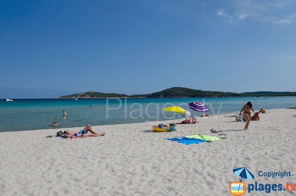 Pinarellu bay in Corsica