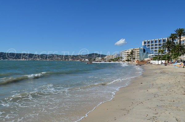 Strand von Pinède in Juan les Pins