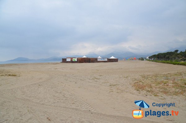 A nord della spiaggia di Pines - Argelès-Plage