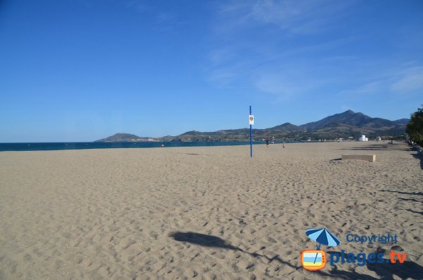 Foto vom Strand Les Pins in Argelès