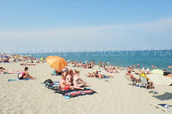 Plage des Pins à Argelès sur Mer