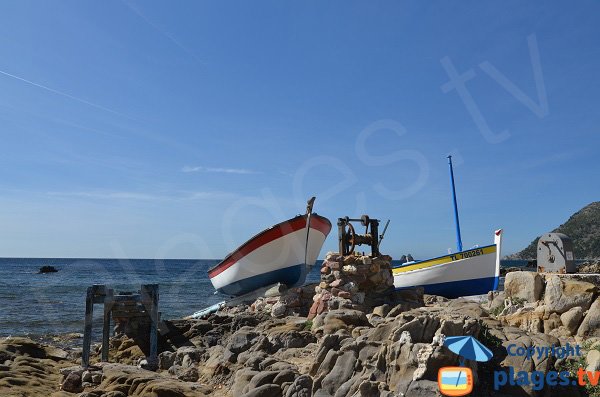 Pointus sur la plage des Pins de La Seyne sur Mer