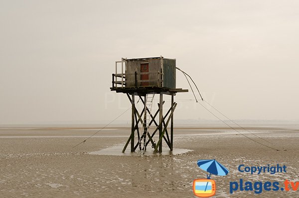 Pêcherie sur la plage des Pins - Saint Brevin les Pins