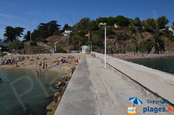 Photo de la plage de Pipady à Toulon