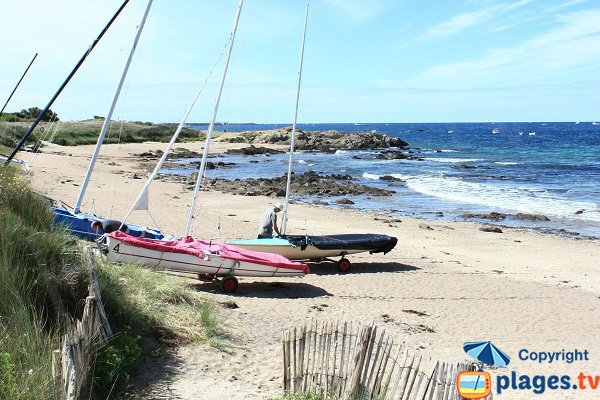 Pipe beach in Ile d'Yeu - area of tip of Gilberge