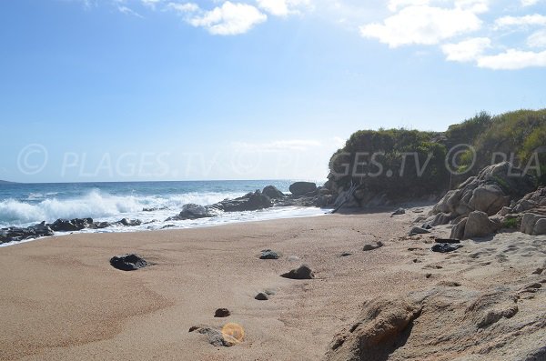 Piscona cove in Olmeto in Corsica