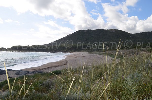 Plage de Piscona à Olmeto en Corse