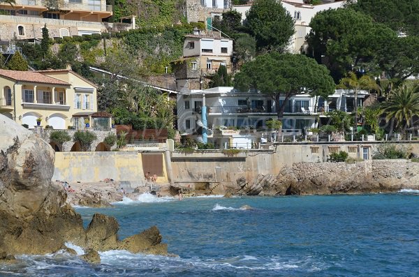 Plage des Pissarelles vue depuis la mer