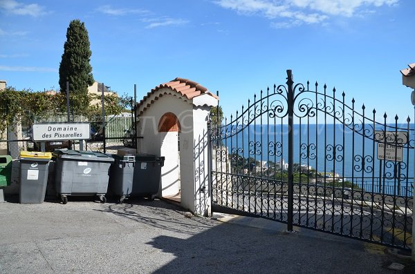 Accès à la plage par le domaine des Pissarelles - Cap d'Ail