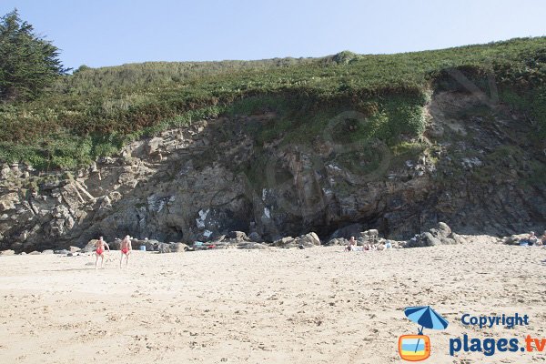 Cliffs of Pissotte beach in Saint Cast le Guido in Brittany