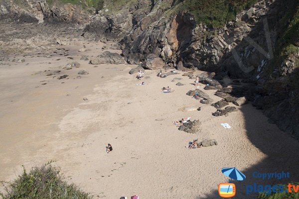 Photo de la plage de la Pissotte à St Cast Guildo