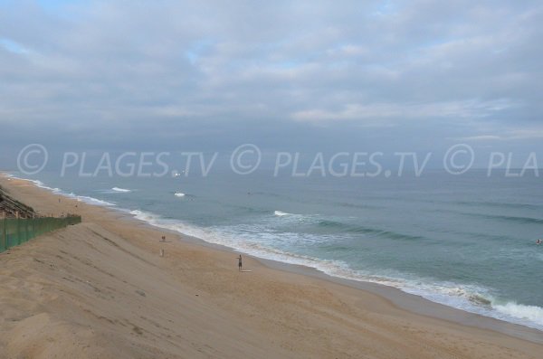 Dunes of Piste beach in Capbreton