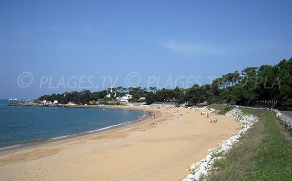 Plage de sable de Platin à Saint Palais sur Mer