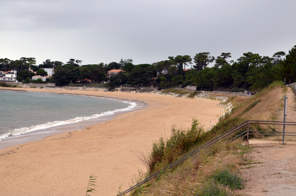 Platin beach in Saint Palais sur Mer - France