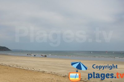 Plage de Plérin en Bretagne