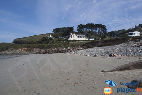 Environnement de la plage de St Jean du Doigt - Bretagne