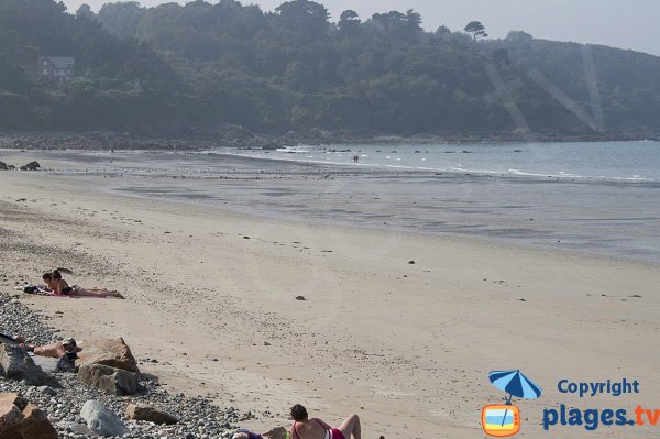 Photo of Bourg beach in Saint Jean du Doigt in France