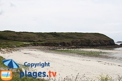 Plage à Ploumoguer - Bretagne