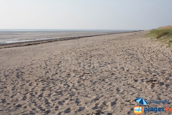 Pointe of Agon beach in Coutainville - France