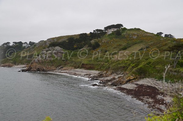 Photo de la plage nord de la pointe de Bihit à Trébeurden