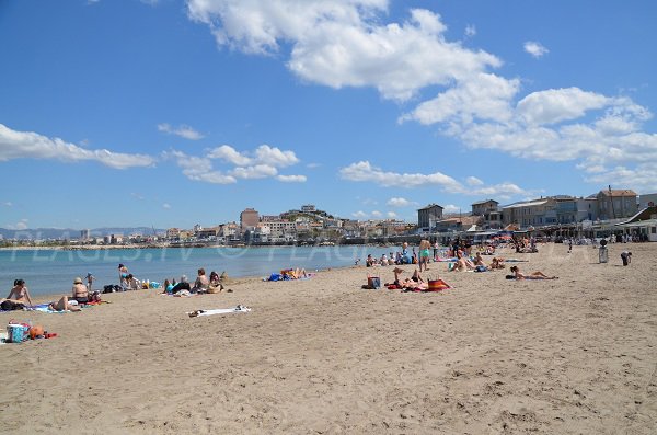 Plage de la Pointe Rouge à Marseille