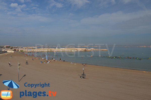 Plage gratuite à la Pointe Rouge à Marseille