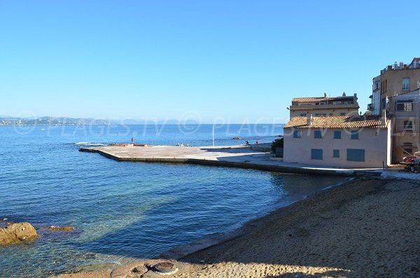 Beach of the Ponche in Saint-Tropez