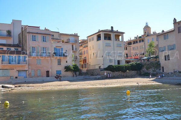 Spiaggia della Ponche a St Tropez - Francia