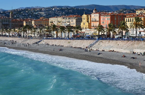 Plages le long du Vieux Nice