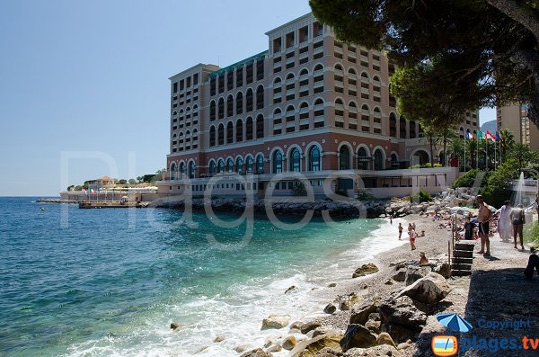 Plage du Pont de Fer à Monaco