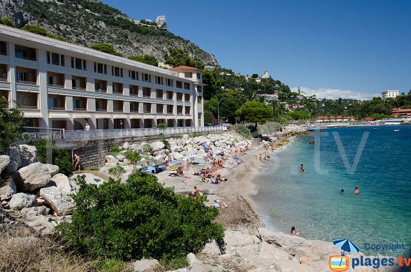 Beach at the entrance of Monaco