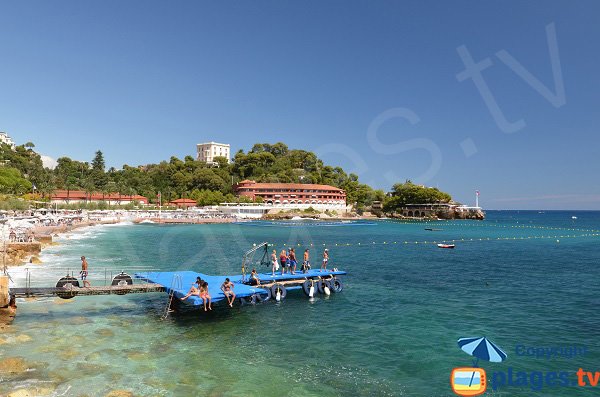 Photo de la plage du Beach en été - Roquebrune-Cap-Martin