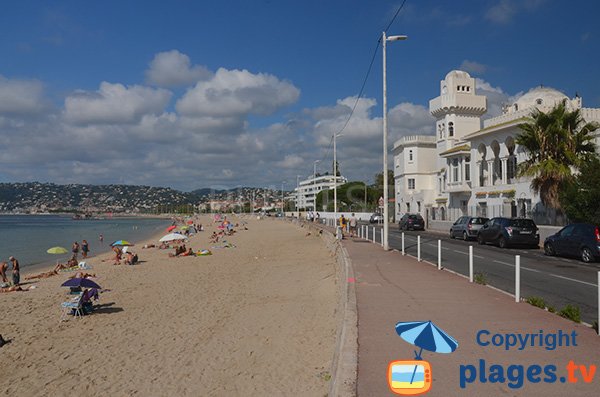 Foto vom Strand Pont du Lys Juan les Pins