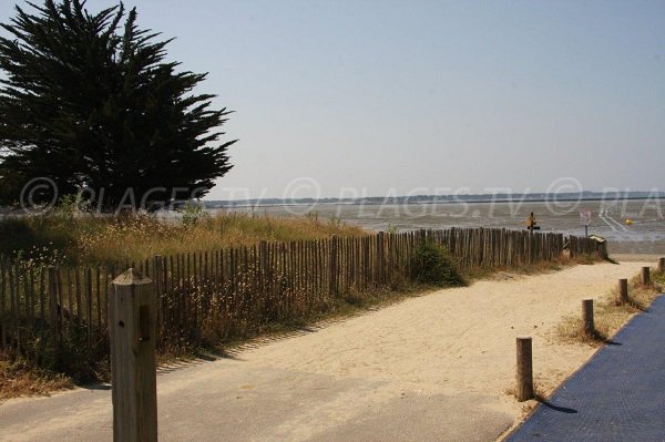 Access to Pont Mahé beach - Asserac