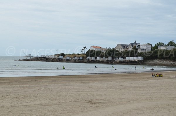 La plage de Pontaillac est un spot de surf de Royan